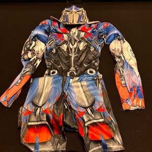 Hasbro Optimus Prime Transformer Boys Costume sz Medium 10/12